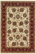 Oriental Weavers Ariana 117J3 4x6  Rectangle - Ivory/ Red-Polypropylene - £231.96 GBP