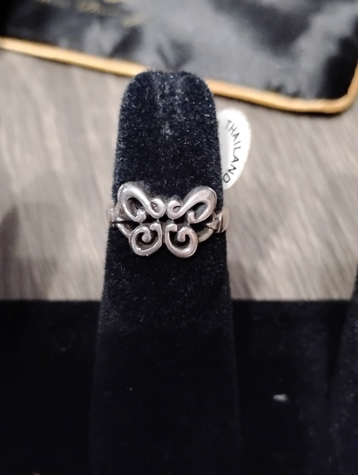 925 Sterling Silver Butterfly Ring Size 5 Free Shipping Item image 5