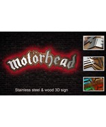 Motorhead Sign LED for Wall, Motorhead Memorabilia Steel, 80&#39;s Heavy Met... - £320.14 GBP