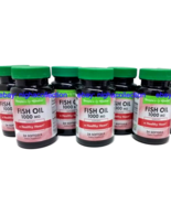 6 Bottles/24-ct People&#39;s Choice Fish Oil Omega 3 Softgels 1000 MG=144 - $422.63 MXN
