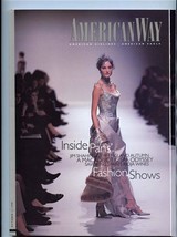 American Way American Airlines Magazine Oct 1, 1998 Inside Paris Fashion Shows - £10.27 GBP