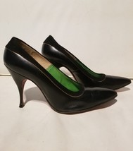 Mezzo Vintage 1950s 1960s Stiletto Heels Rockabilly Pinup VLV Butter Lea... - $225.00