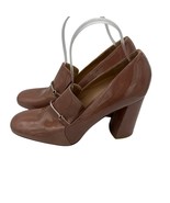 Lewit Amara Loafer Pump Patent Leather Block Heel Size 41 US 11 New - $1,862.42 MXN