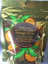 Trader Joe's Dark Chocolate Orange Sticks 2x 10 Oz / 284 G New & Sealed - $40.99