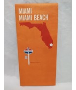 Vintage 1967 Miami Miami Beach American Oil Company Travel Brochure - $9.89