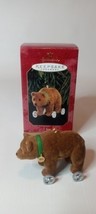 Hallmark Keepsake Christmas Ornament 1999 Son Bear On Wheels - £5.96 GBP