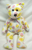 TY Beanie Baby EGGS 2004 Easter TEDDY BEAR 9&quot; Bean Bag Stuffed Animal Toy 2003 - £11.63 GBP