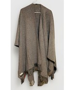Acne Studios Virgin Wool Fringe Shawl 70x28” Gray Wrap Italy -Luxury Large - $205.14 CAD