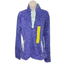 Avalanche Womens Pull Over Sweatshirt Purple Blue Size Small Thumbholes New c - $22.99