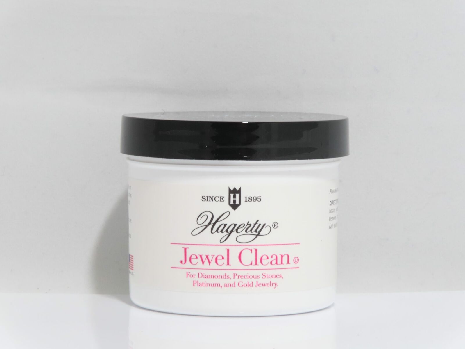 HAGERTY Jewel Clean Jewelry Cleaner Dip Basket & Brush Gold Silver Diamonds 4 oz