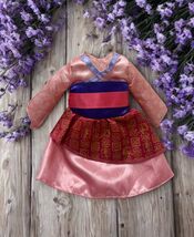 Disney Princess Mulan Barbie Doll Dress pink purple gold Clothing - €10,30 EUR
