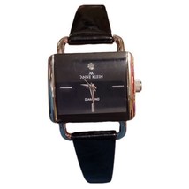 Anne Klein Diamond Black &amp; Silver Toned Wristwatch - £13.55 GBP