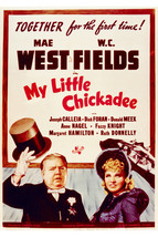 W.C. Fields and Mae West in My Little Chickadee 16x20 Canvas Giclee - £55.87 GBP
