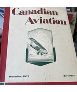 Canadian Aviation Magazine December 1932 Fairchild 22 Amisk Gliders Models - $1,324.74 MXN