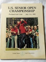1982 3rd U.S. Senior Open Championship Golf Program Souvenir Arnold Palmer Cover - £12.17 GBP