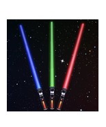 3 Pack Space Sword Shockwave Lightsaber Firing Again Lights + Sounds 86cm - $22.76