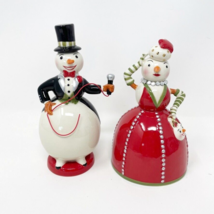 DEPT 56 HOLIDAYS Special Day Snowman Couple Salt &amp; Pepper Pair  # 57006 NEW - £23.70 GBP