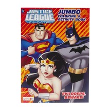 Justice League Unlimited Jumbo Coloring and Activity Book - £3.95 GBP