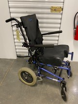 Sunrise Quickie Zippie Kids Pediatric Tilt-in-Space Blue Wheelchair Folding - £294.23 GBP