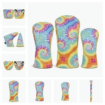 Prg Golf Originals Retro Tie Dye. Wood And Putter Headcovers Etc - £19.27 GBP+