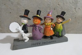 Incredibly Cute Halloween Trick or Treat Parade Mummy Witch &amp; Vampire Fi... - $24.99