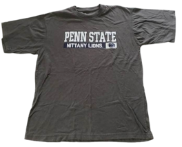 Penn State Nittany Lions T-shirt L Large Gray Logo Pennsylvania University OVB - £15.55 GBP