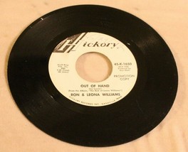 Ron &amp; Leona Williams 45 Record Out Of hand - A Gentleman On My Mind MGM Records  - £18.25 GBP