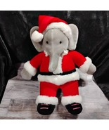 Santa Babar Plush Elephant 89 GUND - $49.35