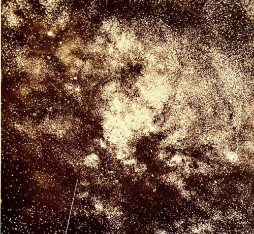 1921 Astronomy Print Star Cloud Nebula With 2 Meteors 8.5 x 6.75&quot; - £22.59 GBP