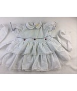 Vtg Dress 18 Months Ruffle Lace Comfy LIL ANGEL Kiddie Korner - $29.69