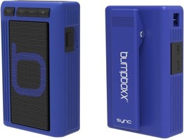 BUMPBOXX Retro Pager Hands Free Bluetooth Rechargeable Clip On Speaker - BLUE - £22.53 GBP