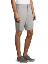George Men&#39;s Casual Flat Front Shorts Size 40 Solid Grey  10&quot; Inseam NEW - $15.47
