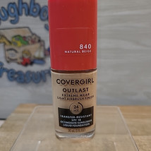 Covergirl Outlast Extreme Wear 18 SPF Foundation 840 Natural Beige - £5.13 GBP