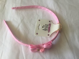 Anita Toddler headband light pink double stacked  Bow Rosebud Center - £2.23 GBP