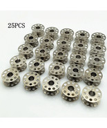 10-25PCS Stainless Steel Metal Bobbins Spool Sewing Craft Sewing Machine... - $9.75 CAD+