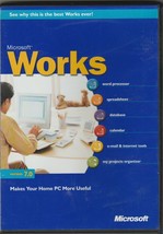 Microsoft Works 7 for Win 98 &amp; XP CD-Rom - £24.78 GBP