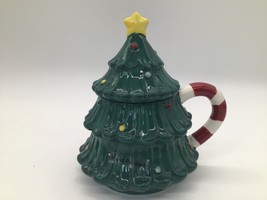 New St Nicholas Square Christmas Tree &amp; Stars Collectible Coffee Mug Tea... - $208.95 MXN