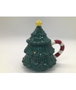 New St Nicholas Square Christmas Tree &amp; Stars Collectible Coffee Mug Tea... - $208.95 MXN