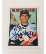 Marc Sullivan Boston Red Sox 1988 Topps Autograph Card #354 READ DESCRIP... - £3.88 GBP