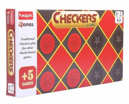 Funskool Checkers Plus 5 Board Game Age 7+ FREE SHIP - £43.07 GBP