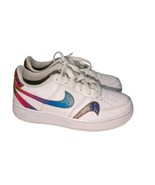 Nike Kids Air Force 1 Misplaced Swooshes Size 4 Iridescent  EXCELLENT CO... - £46.35 GBP