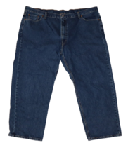 Levi&#39;s 50x29 550 Relaxed Fit Md/Dk Stonewashed Denim Jeans Waterless 100... - $20.90