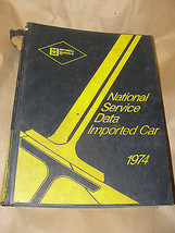 Mitchell Manuals 1974 National Service Data Imported Car Vintage - £11.13 GBP