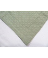 Restoration Hardware Diamond Matelasse Thyme Green Cotton Boudoir Sham - £30.37 GBP