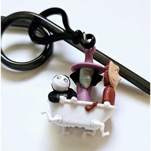 Disney Parks Nightmare Before Christmas Lock Shock &amp; Barrel Straw Clip - £17.66 GBP