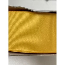 Yellow Grosgrain Ribbon 1.5 Inch Wide 50 Yards Craft Sewing Scrapbooking - $8.14