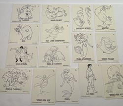 1991 Pro Set Walt Disney The Little Mermaid Color Me Set Front &amp; Back, L... - $3.99