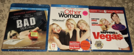 3 Cameron Diaz Blu-rays - What Happens In Vegas + Bad Teacher + The Other Woman - £10.69 GBP