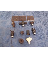 Lot Bakelite Surface Mount Light Switch Plates Socket Plug Architectural... - £19.35 GBP