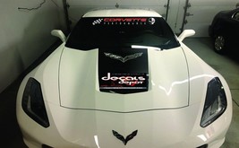 For Windshield Banner Decal Corvette Graphic Decals C3 C4 C5 C6 C7 ZO6 ZR1 Sting - £93.60 GBP